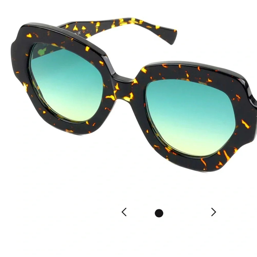 SEE 1462 SUN Sunglasses Frames Black Gold/Yellow NWT